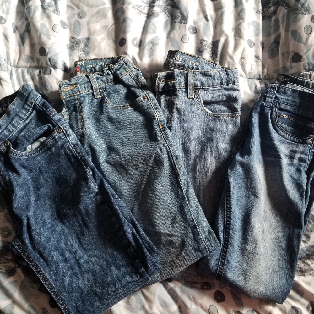 Bundle of 4 Youth Skinny Jean's size 12
